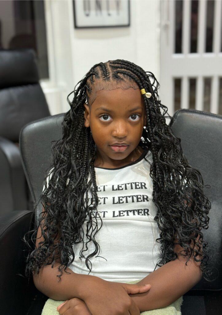 kayzhair fulani braids (small) mid back length