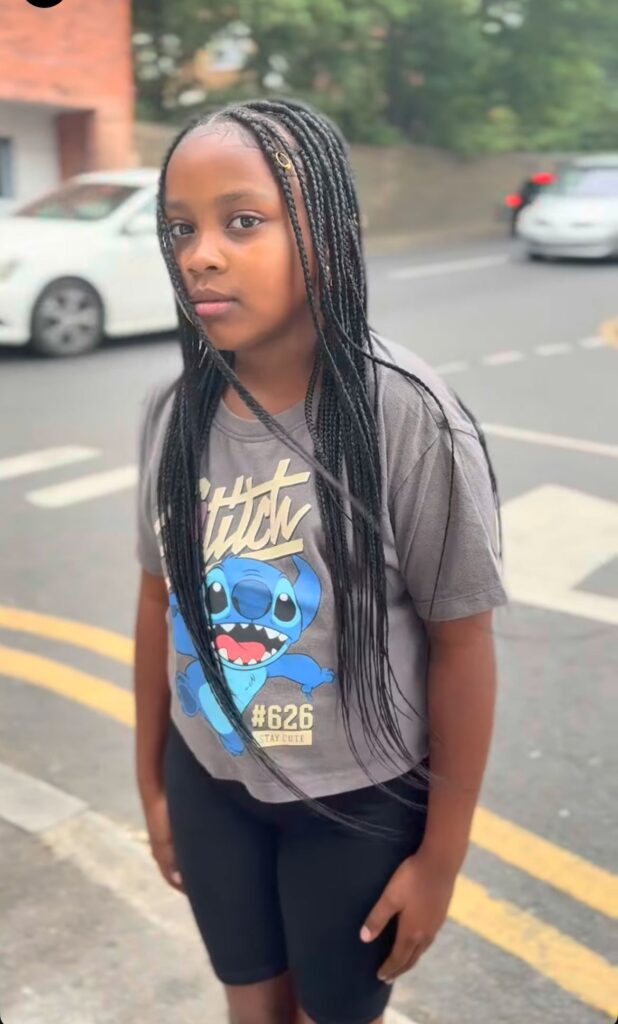 kids knotless braids