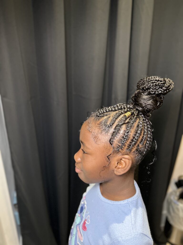 kids braided ponytail